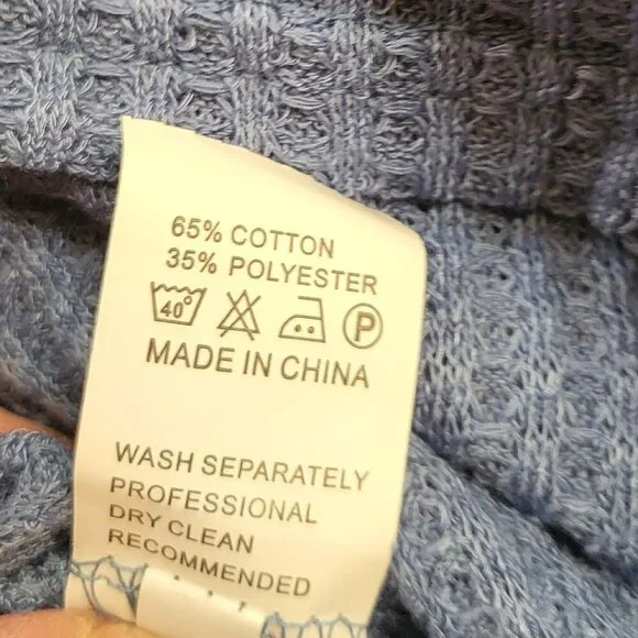 Camisa Blue knot-front off-shoulder tunic and sheer lace Tank Size: Medium NWT - Picture 12 of 14